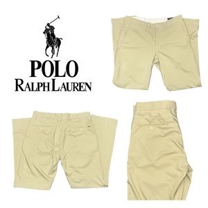 Men’s Polo Ralph Lauren Slim Fit Chino Pants, Tan, 30x30, 100% Polyester